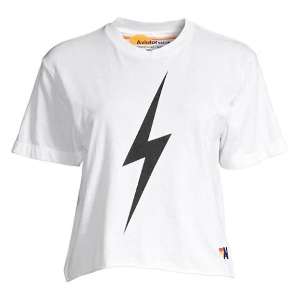 Aviator Nation Bolt Graphic Boyfriend Tee